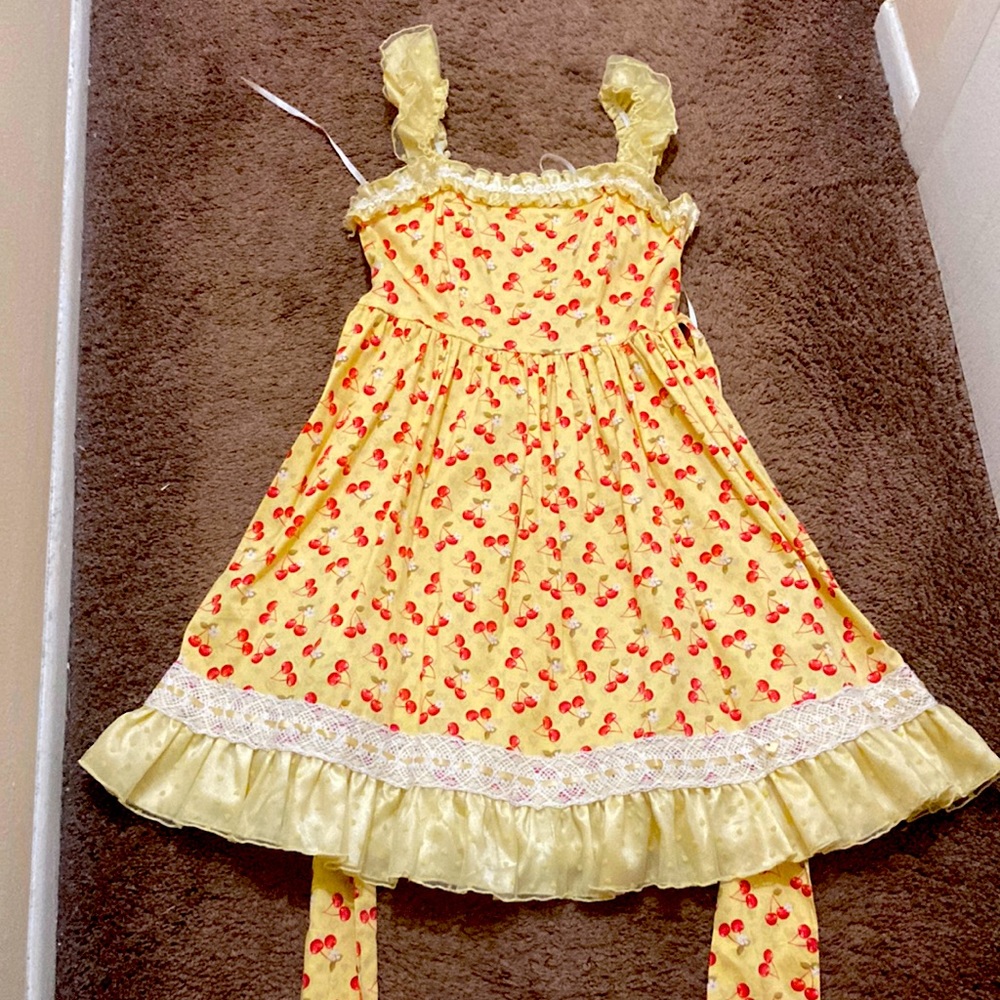 Yellow Cherry Lolita-Style Dress. Cosplay